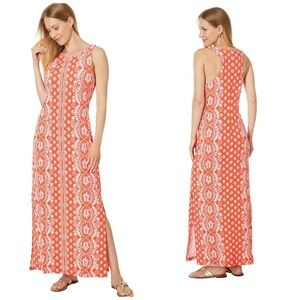 Lilly Pulitzer dress ulla maxi in flamingo Sz Xl